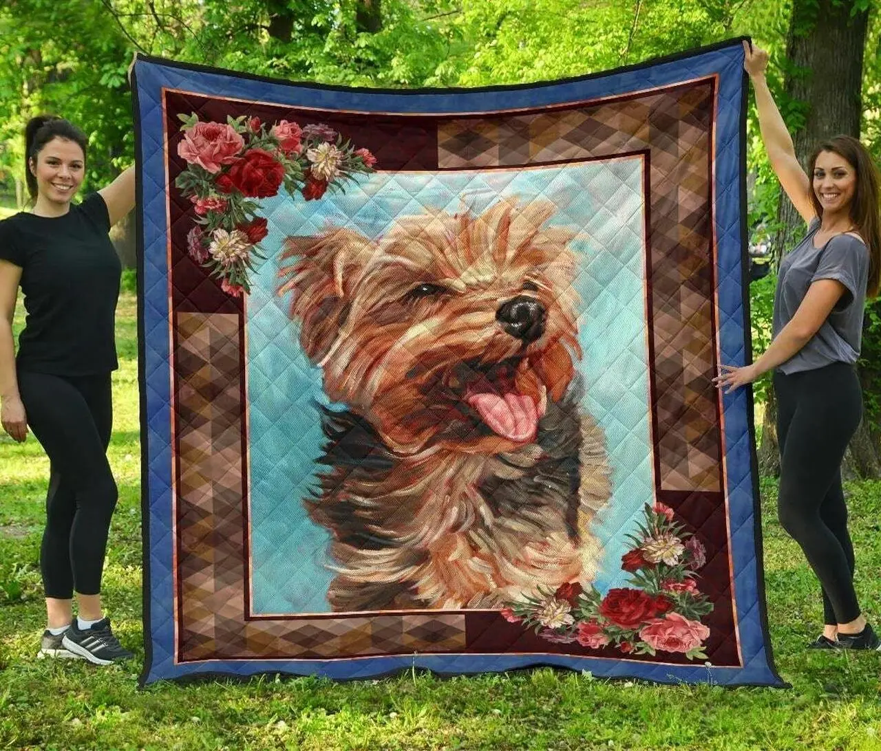 Greyhound Live With Greyhound U Quilt Fg and Home Decor