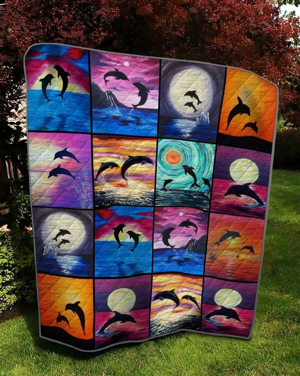Greyhound Qi Qi Qi U Quilt Wl and Home Decor