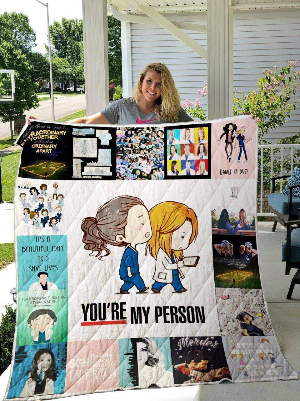 Grey’S Anatomy Quilt Blanket 0417 and Home Decor