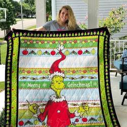 Grinch Quilt Blanket 01427  Quilt and Home Decor