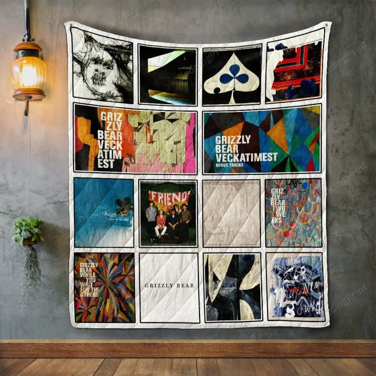 Grizzly Bear Album Covers Quilt Blanket and Home Decor