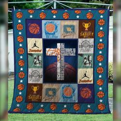 Gtstyles Basketball 2 Customize Quilt Blanket and Home Decor