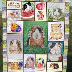 Guinea Pig Cute Lovely Guinea Pigs TTGG135 Awesome 3D Customized Quilt Hip and Home Decor