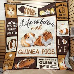 Guinea Pig Quilt Lye and Home Decor