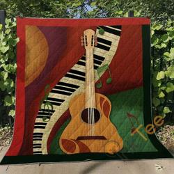 Guitar Blanket TH0107 Quilt and Home Decor