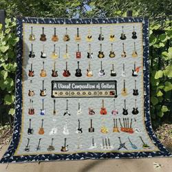 Guitar Hn190707B Quilt Blanket and Home Decor