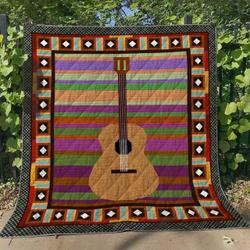 Guitar Hur Quilt Cysieq and Home Decor