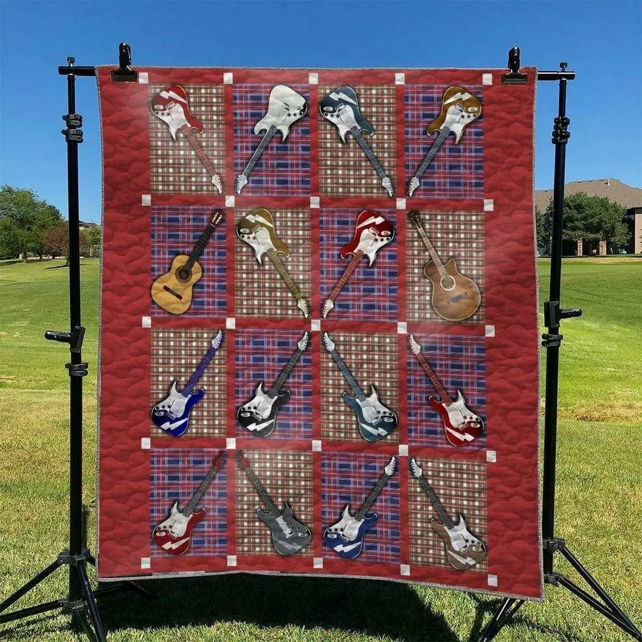 Guitar Hur Quilt Cysizs and Home Decor