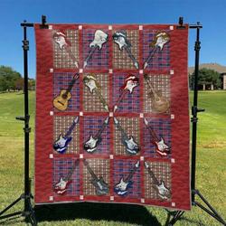 Guitar Hur Quilt Cysizs and Home Decor