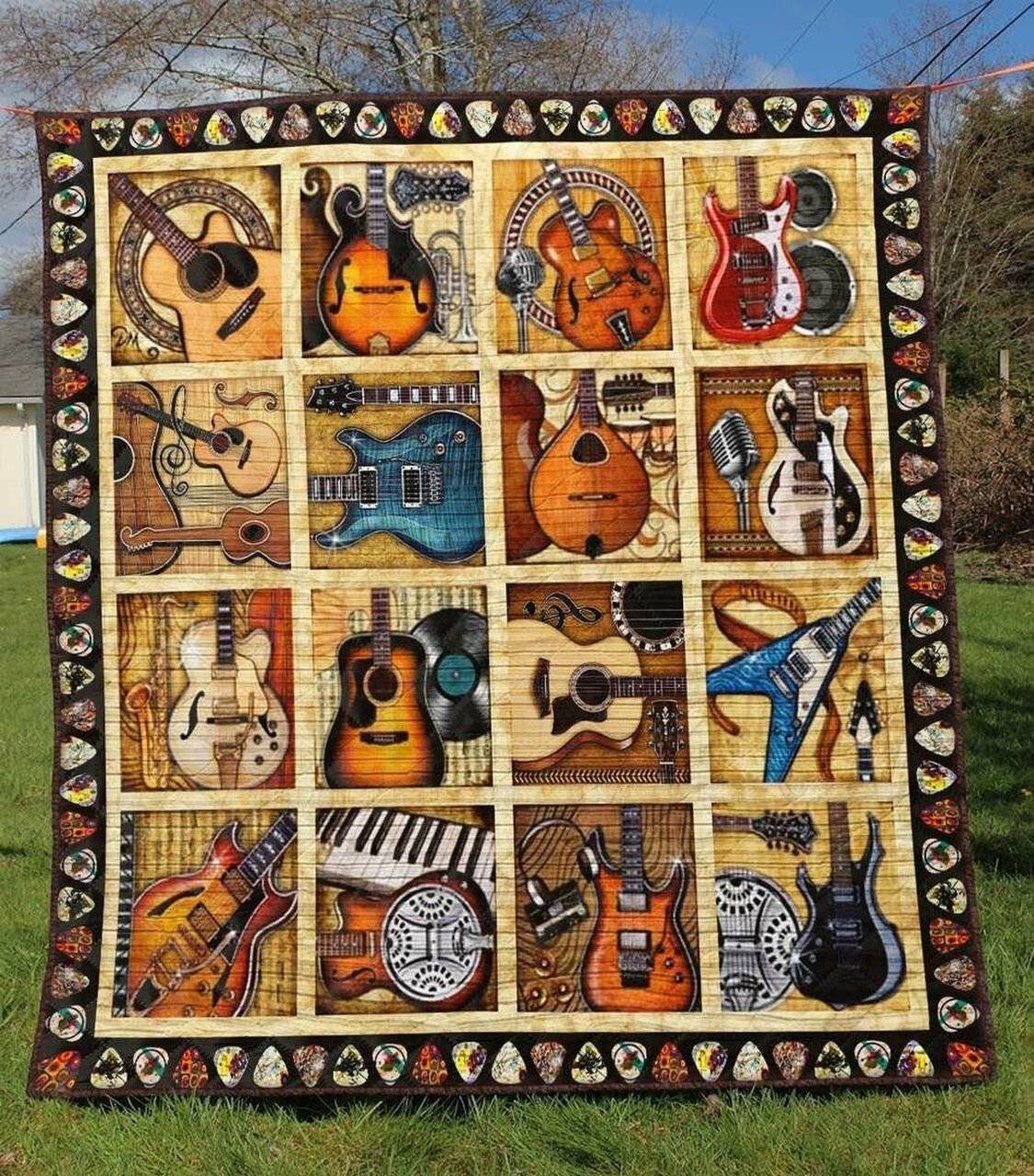 Guitar Hur Quilt yp and Home Decor