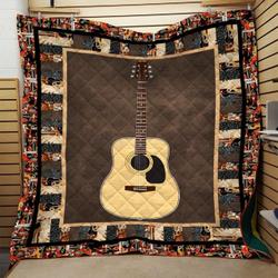 Guitar Quilt Blanket Dhc0910734Vt and Home Decor