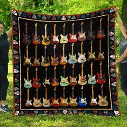 Guitar Quilt Blanket DHC1301560VT and Home Decor