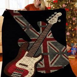 Guitar Quilt Uga and Home Decor