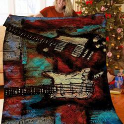 Guitar Quilt Ugk and Home Decor