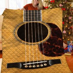 Guitar Quilt Uhe and Home Decor