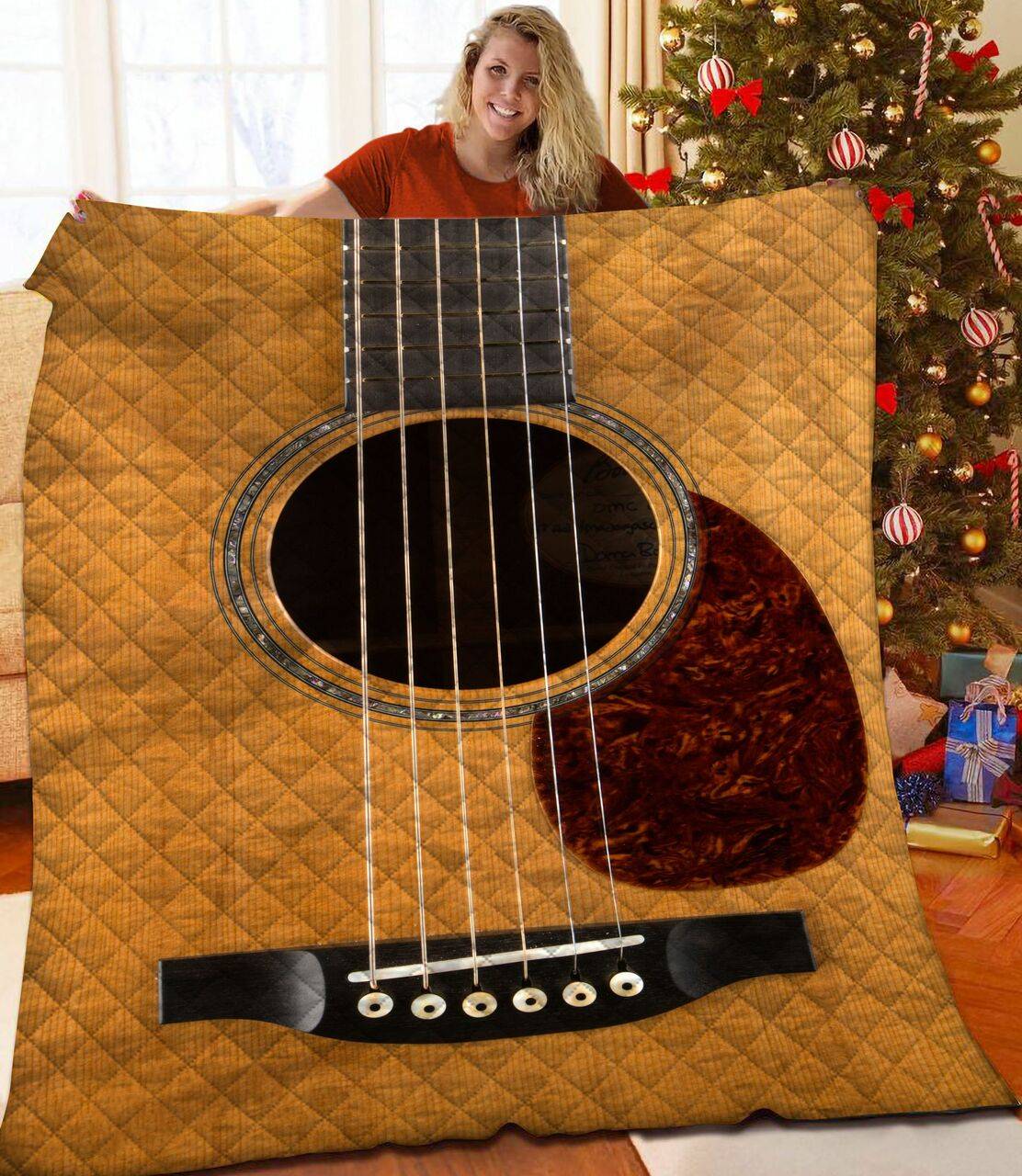 Guitar Quilt Uho and Home Decor