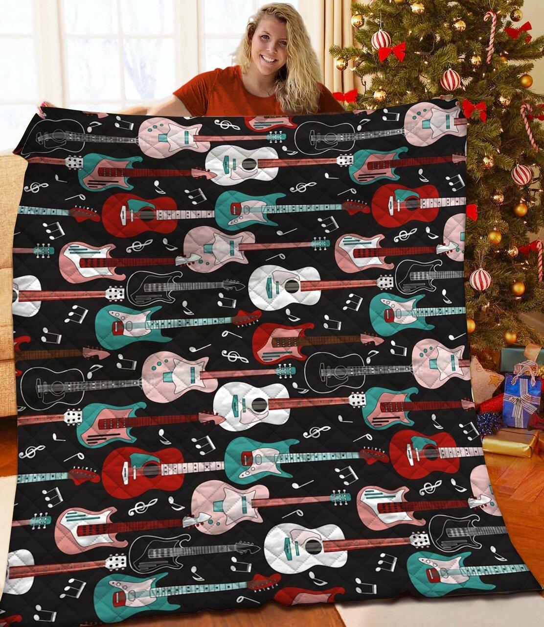 Guitar Quilt Uii and Home Decor