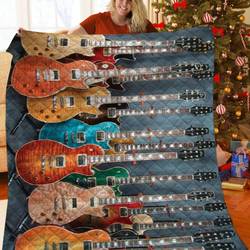 Guitar Quilt Ujc and Home Decor