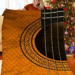 Guitar Quilt Ujw and Home Decor