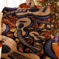 Guitar Quilt Ukg and Home Decor