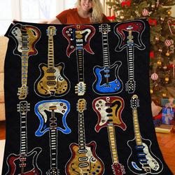 Guitar Quilt Ukq and Home Decor