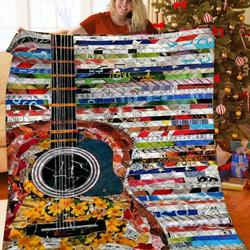 Guitar Quilt Ula and Home Decor