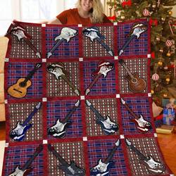 Guitar Quilt Umt and Home Decor