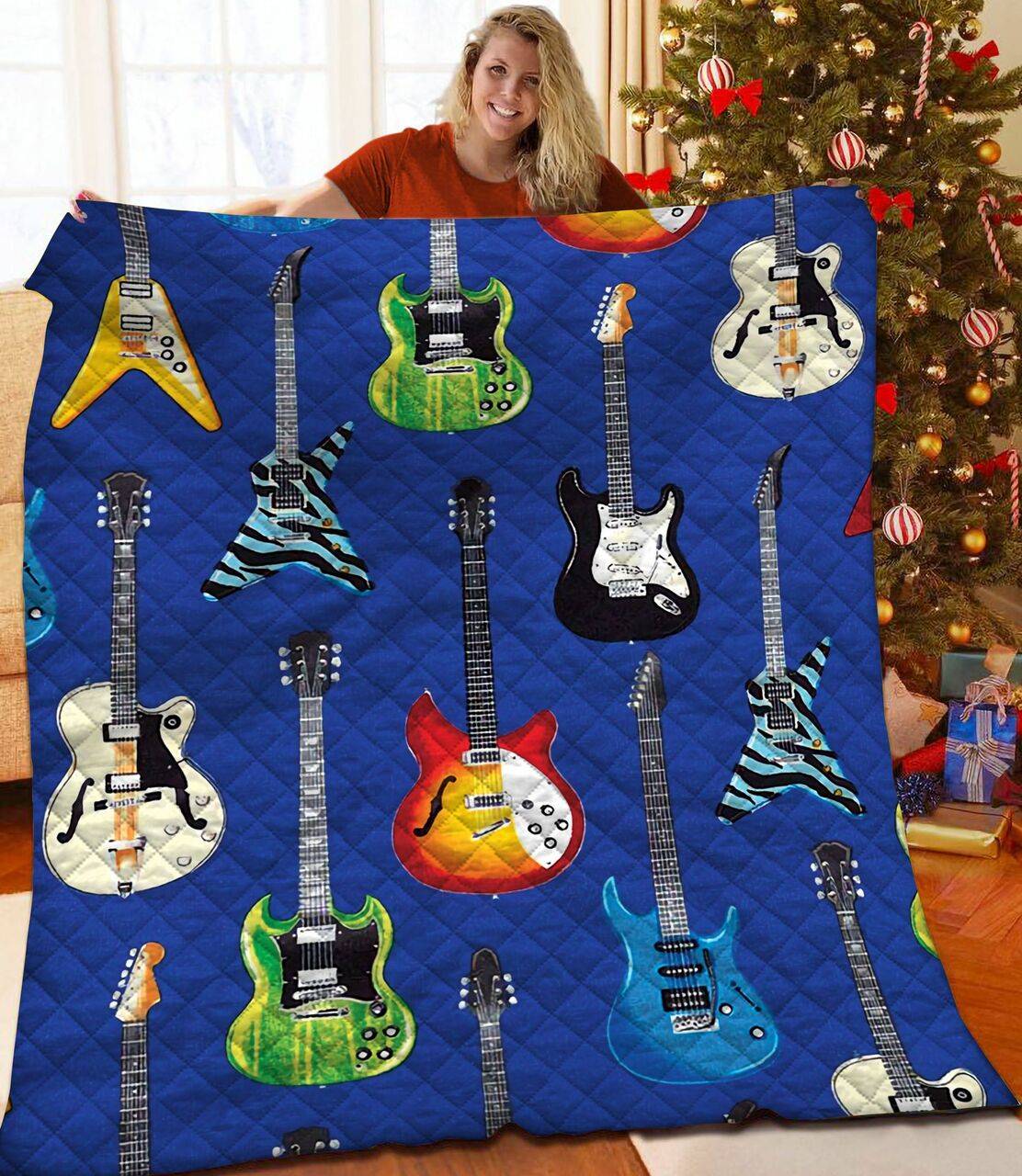 Guitar Quilt Wjp and Home Decor