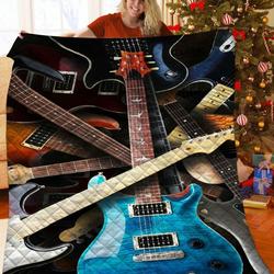 Guitar Quilt Wju and Home Decor
