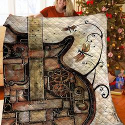 Guitar Quilt Wke and Home Decor