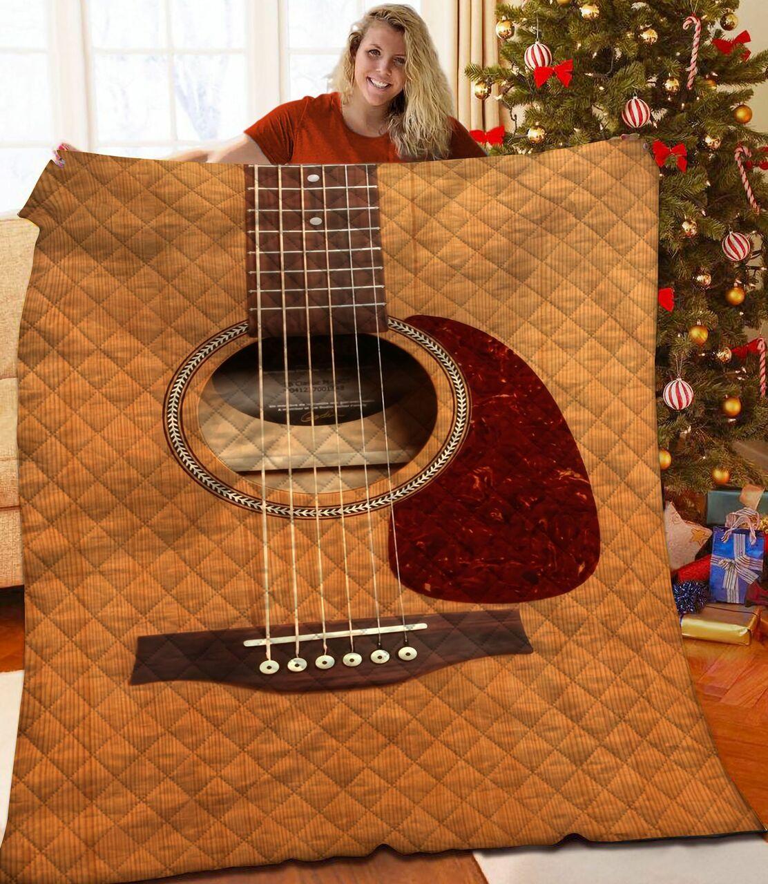 Guitar Quilt Wmm and Home Decor