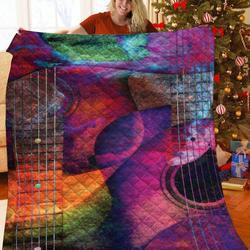 Guitar Quilt Woa and Home Decor