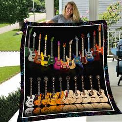 Guitar Quilt Woz and Home Decor
