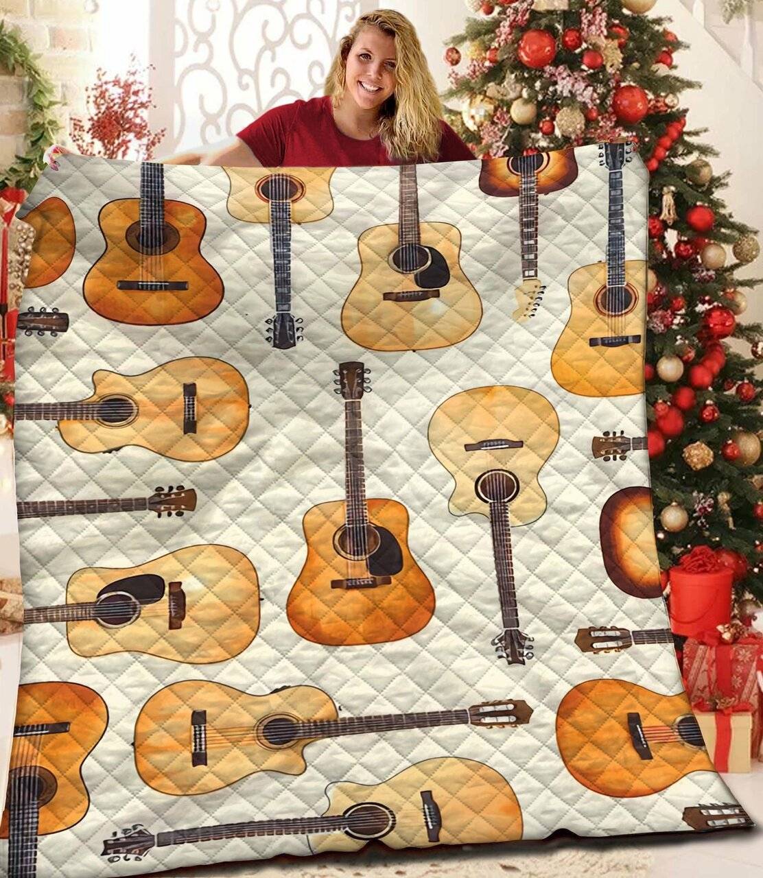 Guitar Quilt Wpy and Home Decor