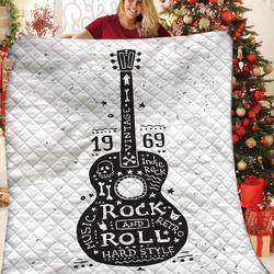 Guitar Quilt Wqs and Home Decor