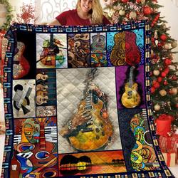 Guitar Quilt Wyp and Home Decor