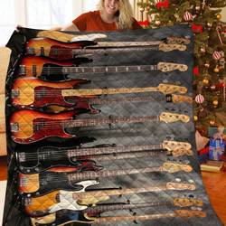 Guitar Quilt Wze and Home Decor