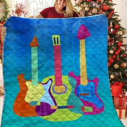 Guitar Quilt Wzj and Home Decor