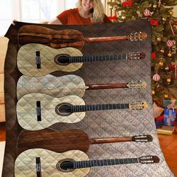 Guitar Quilt Wzt and Home Decor