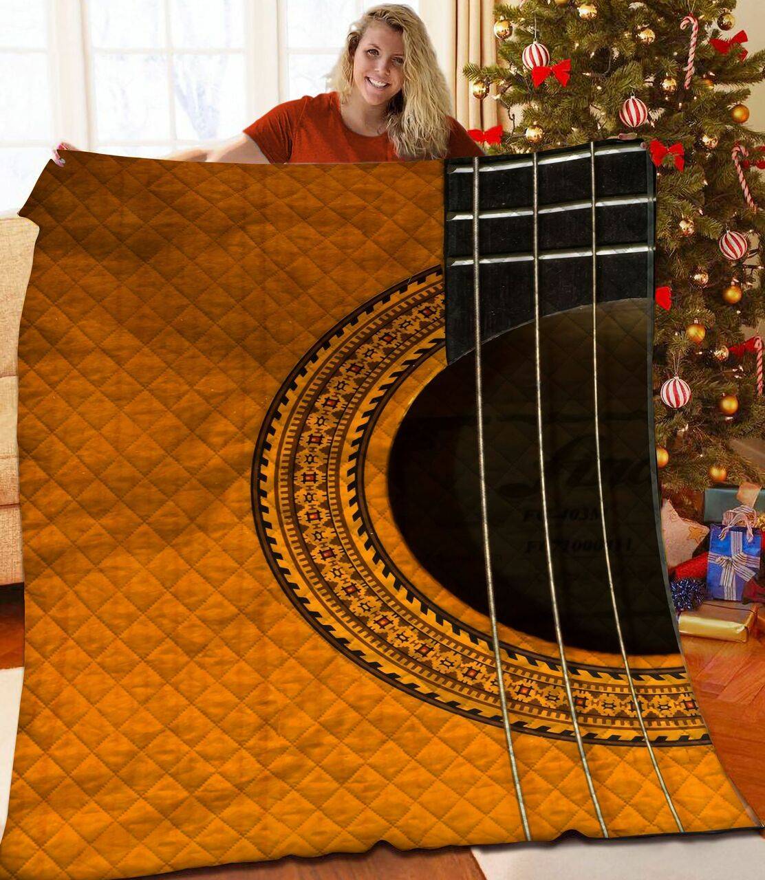Guitar Quilt Xcb and Home Decor