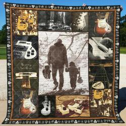 Guitar Tg130701A Tbg Quilt Blanket and Home Decor