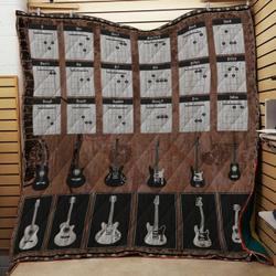 Guitar V51 Love My 3D Customized Quilt and Home Decor