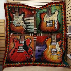 Guitar V81 Love My 3D Customized Quilt and Home Decor