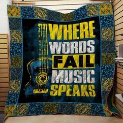 Guitarist Cla1610617Q Quilt Blanket and Home Decor