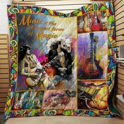 Guitarist Cla1610624Q Quilt Blanket and Home Decor