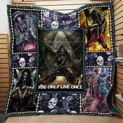 Guitarist Cla1610631Q Quilt Blanket and Home Decor