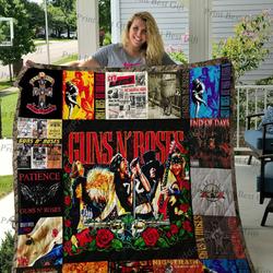 Guns N’ Roses Poster Quilt Blanket and Home Decor