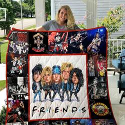 Guns N Roses Quilt Blanket 01653 and Home Decor