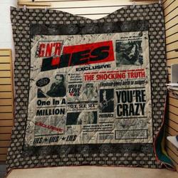 Guns N Roses Quilt V2 and Home Decor