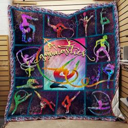 Gymnastics Clm210621 Quilt Blanket and Home Decor